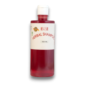 He &She Herbal Shampoo - Hibiscus, 500ml